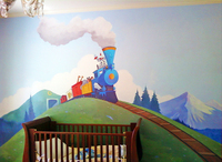  "Little Engine That Could", Pacific Heights, 10x14 ft