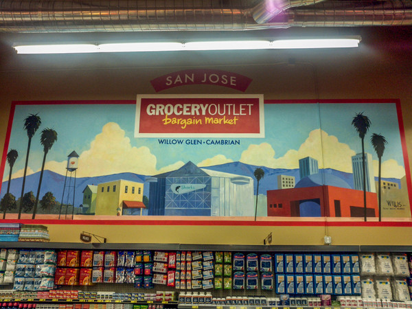 Grocery Outlet, Silicon Valley Mural, 12x24 ft : murals : children's murals, landscape murals | Scott Willis Murals | Bay Area | San Francisco | San Jose | Oakland  | Peninsula