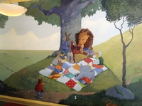 Harker Preschool mural, detail