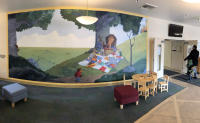 Harker Preschool foyer,
panoramic image 