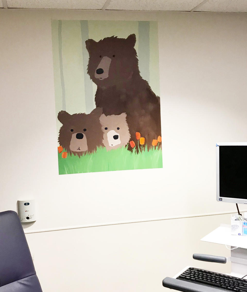 Kaiser Pediatric Oncology, 3 x 4 ft : murals : children's murals, landscape murals | Scott Willis Murals | Bay Area | San Francisco | San Jose | Oakland  | Peninsula