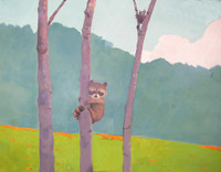 WOODLAND PLAY AREA mural detail