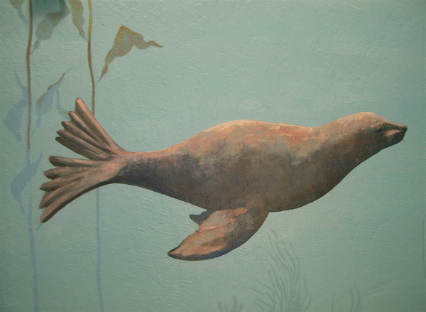 MONTEREY BAY ROOM detail : themed rooms : children's murals, landscape murals | Scott Willis Murals | Bay Area | San Francisco | San Jose | Oakland  | Peninsula